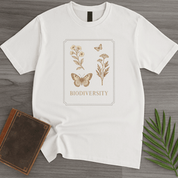 Biodiversity Floral Butterflies T Shirt Gift For Nature Lover