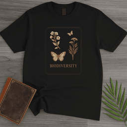 Biodiversity Floral Butterflies T Shirt Gift For Nature Lover