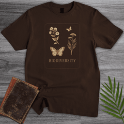 Biodiversity Floral Butterflies T Shirt Gift For Nature Lover