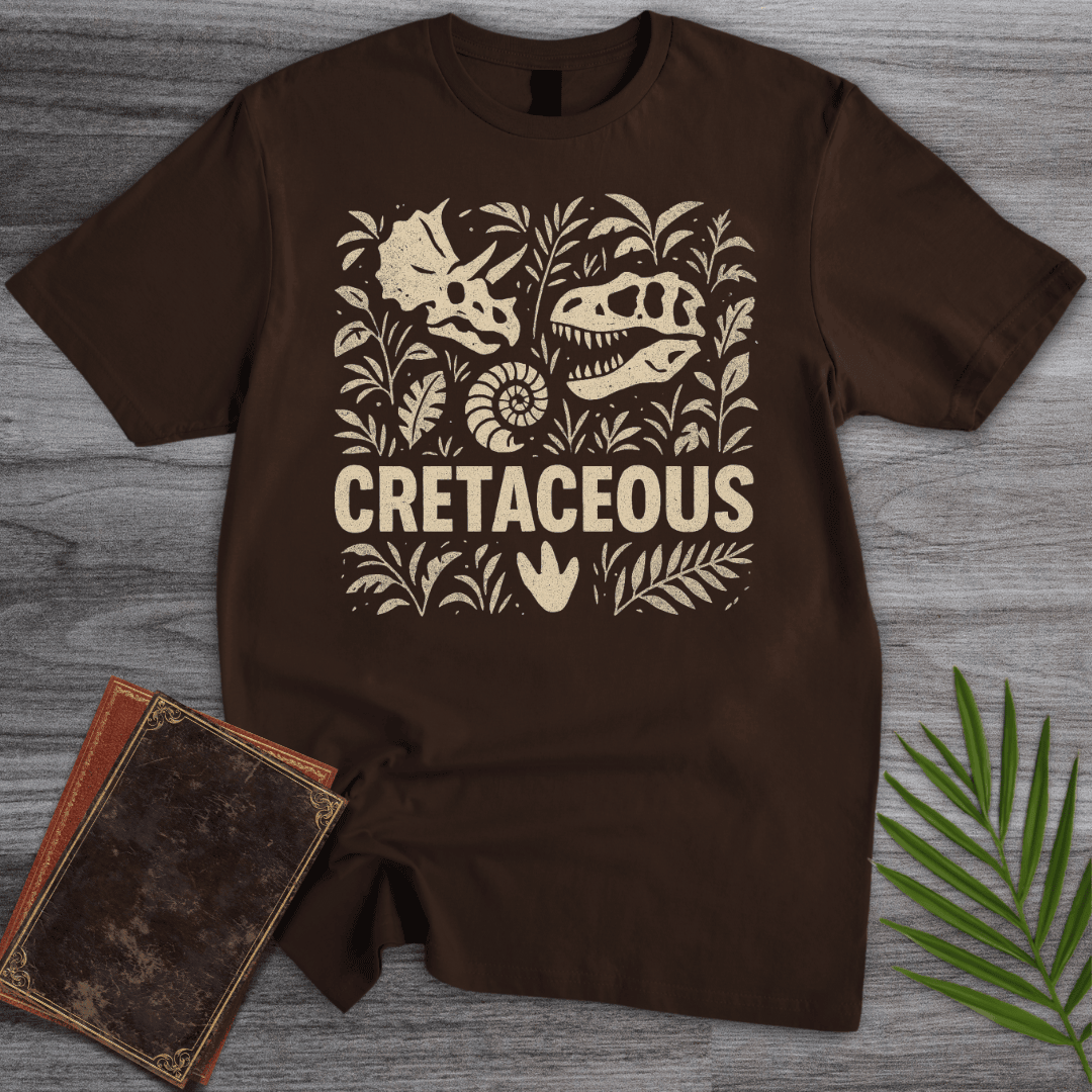 Cretaceous Fossil Elements T Shirt Gift For Nature Lover