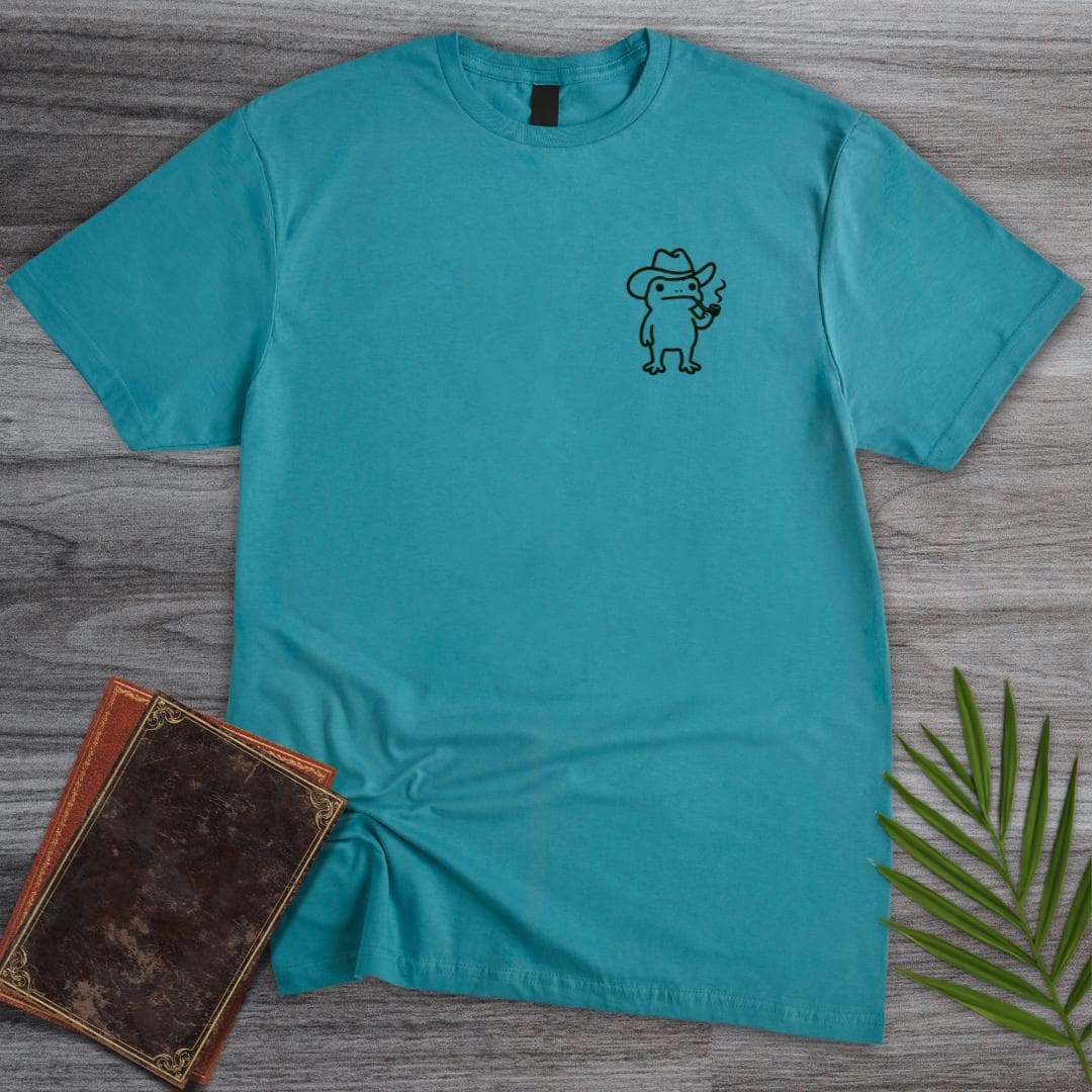 Cowboy Pipin Frog T Shirt Gift For Frog Lover