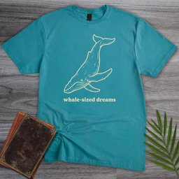 Deep Thoughts Whale T Shirt Gift For Nature Lover