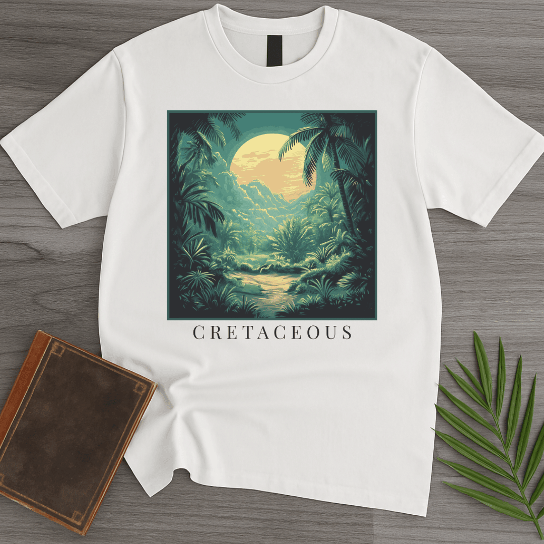 Cretaceous Environment At Dawn T Shirt Gift For Nature Lover