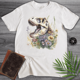 Blossoming T Rex Fossil T Shirt Gift For Dinosaur Lover