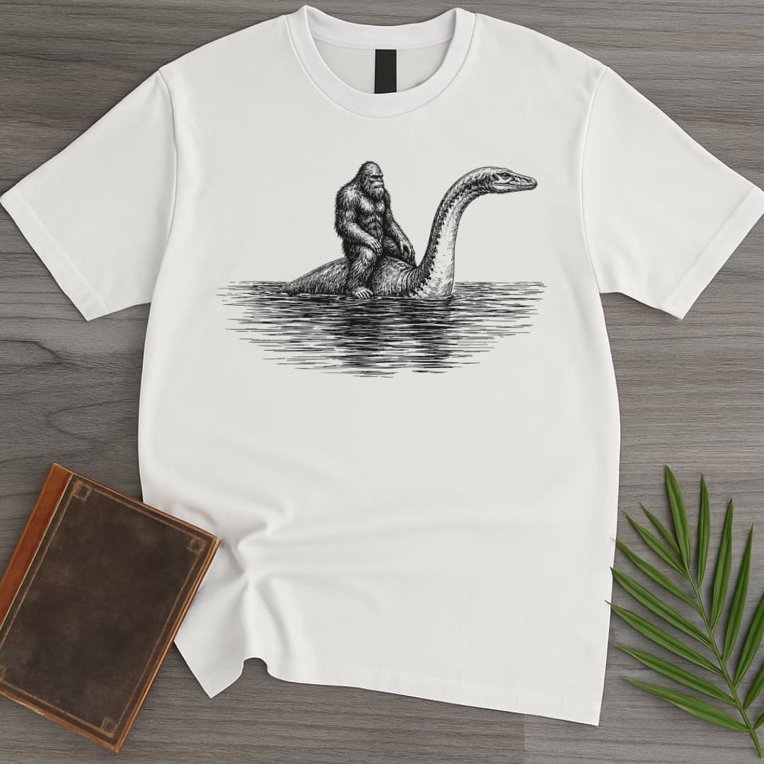 Big Foot Plesiosaurus Commute T-Shirt