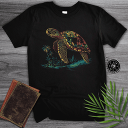 Colorful Island Turtle T Shirt Gift For Nature Lover