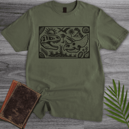 Cretaceous Skull Encounter T Shirt Gift For Nature Lover
