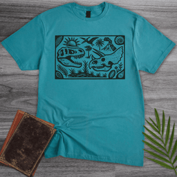 Cretaceous Skull Encounter T Shirt Gift For Nature Lover