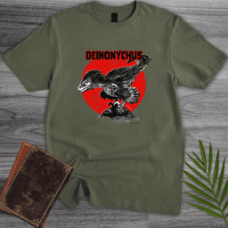 Deinonychus Swift Raptor T Shirt Gift For Nature Lover