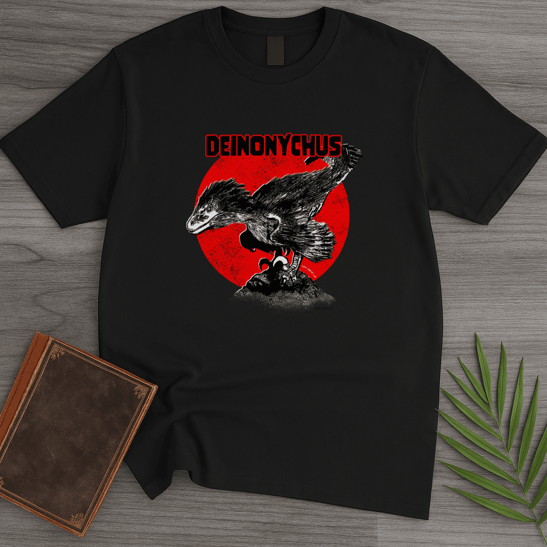 Deinonychus Swift Raptor T Shirt Gift For Nature Lover