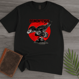 Deinonychus Swift Raptor T Shirt Gift For Nature Lover