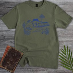 Blue Porcelain Spinosaurus T-Shirt