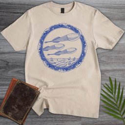 Blue Porcelain Sacabambaspis T Shirt Gift For Nature Lover