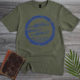 Blue Porcelain Sacabambaspis T Shirt Gift For Nature Lover