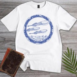 Blue Porcelain Sacabambaspis T Shirt Gift For Nature Lover