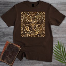 Ceratopsian Meditation T Shirt Gift For Nature Lover