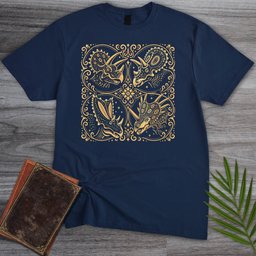 Ceratopsian Meditation T Shirt Gift For Nature Lover
