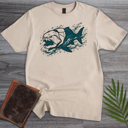 Deep Teal Dunkleosteus T Shirt Gift For Nature Lover