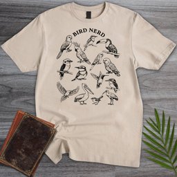 Bird Nerd T Shirt Gift For Nature Lover