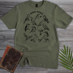 Bird Nerd T Shirt Gift For Nature Lover