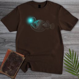 Deep Anglerfish Light T Shirt Gift For Nature Lover