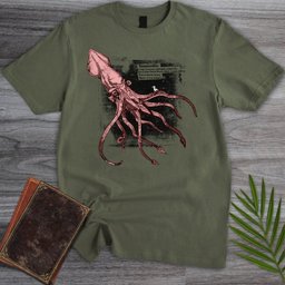 Cretaceous Kraken Tusoteuthis T Shirt Gift For Nature Lover