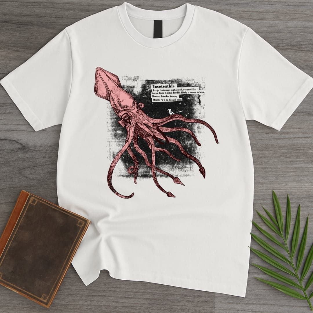 Cretaceous Kraken Tusoteuthis T Shirt Gift For Nature Lover
