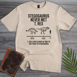 Deep Time Stegosaurus T Shirt Gift For Nature Lover