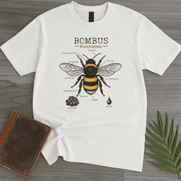 Bombus Bumblebee Anatomy T Shirt Gift For Nature Lover