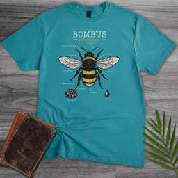 Bombus Bumblebee Anatomy T Shirt Gift For Nature Lover