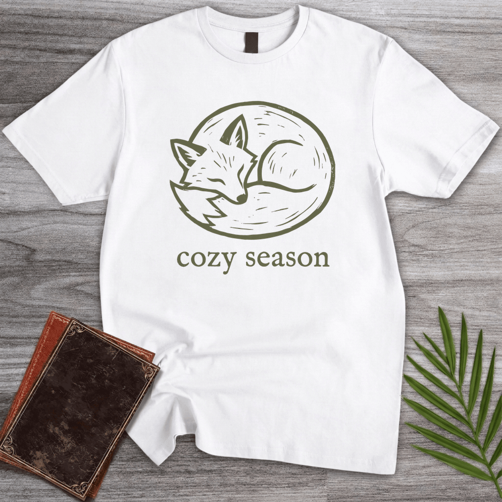 Cozy Season Fox T Shirt Gift For Nature Lover