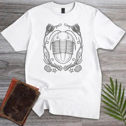 Crinoid Wreath Isotelus T Shirt Gift For Nature Lover