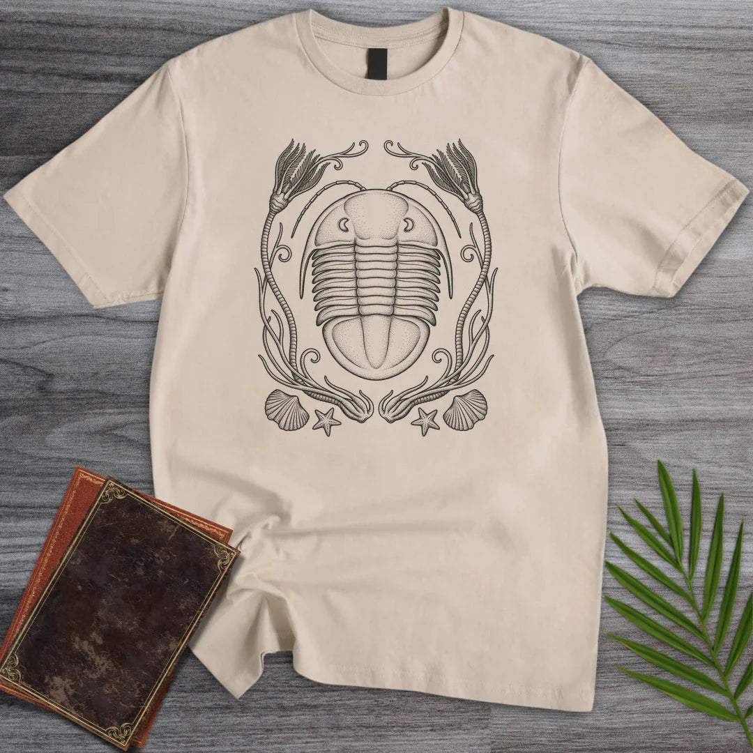 Crinoid Wreath Isotelus T Shirt Gift For Nature Lover