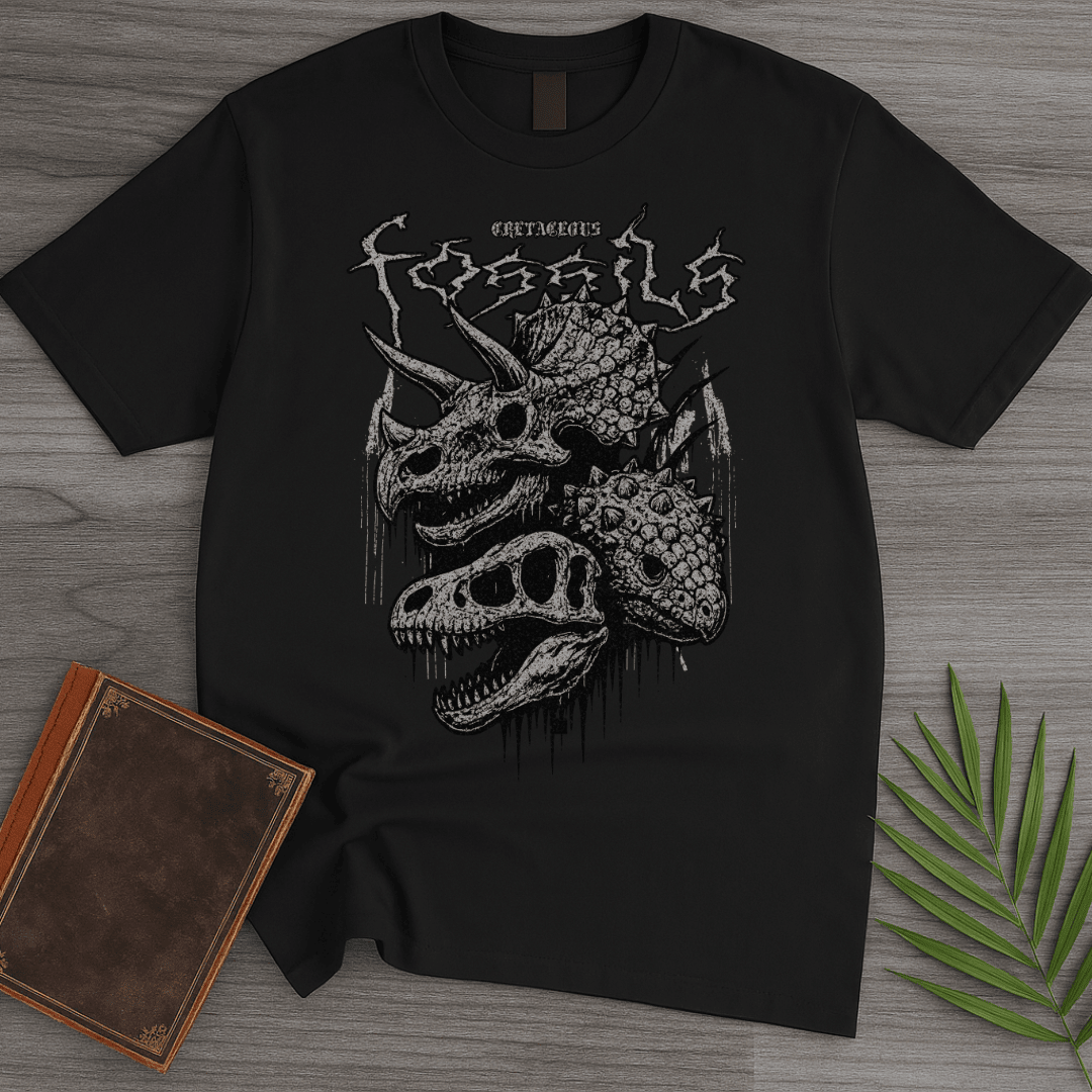 Cretaceous Fossils Thrasher T-Shirt