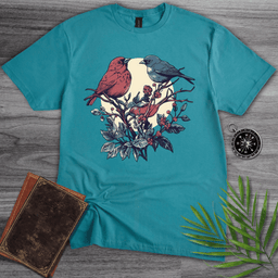 Bird Berry Perch T Shirt Gift For Nature Lover