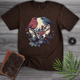 Bird Berry Perch T Shirt Gift For Nature Lover