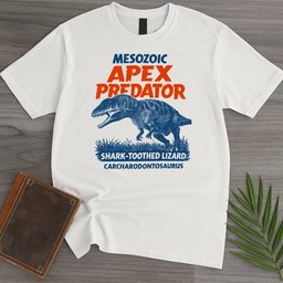 Carcharodontosaurus Mesozoic Apex T Shirt Gift For Nature Lover