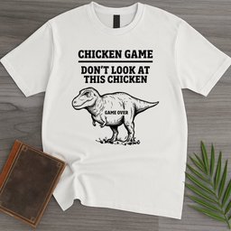 Chicken Game T Rex T Shirt Gift For Dinosaur Lover