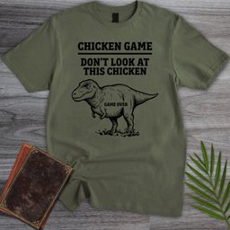 Chicken Game T Rex T Shirt Gift For Dinosaur Lover