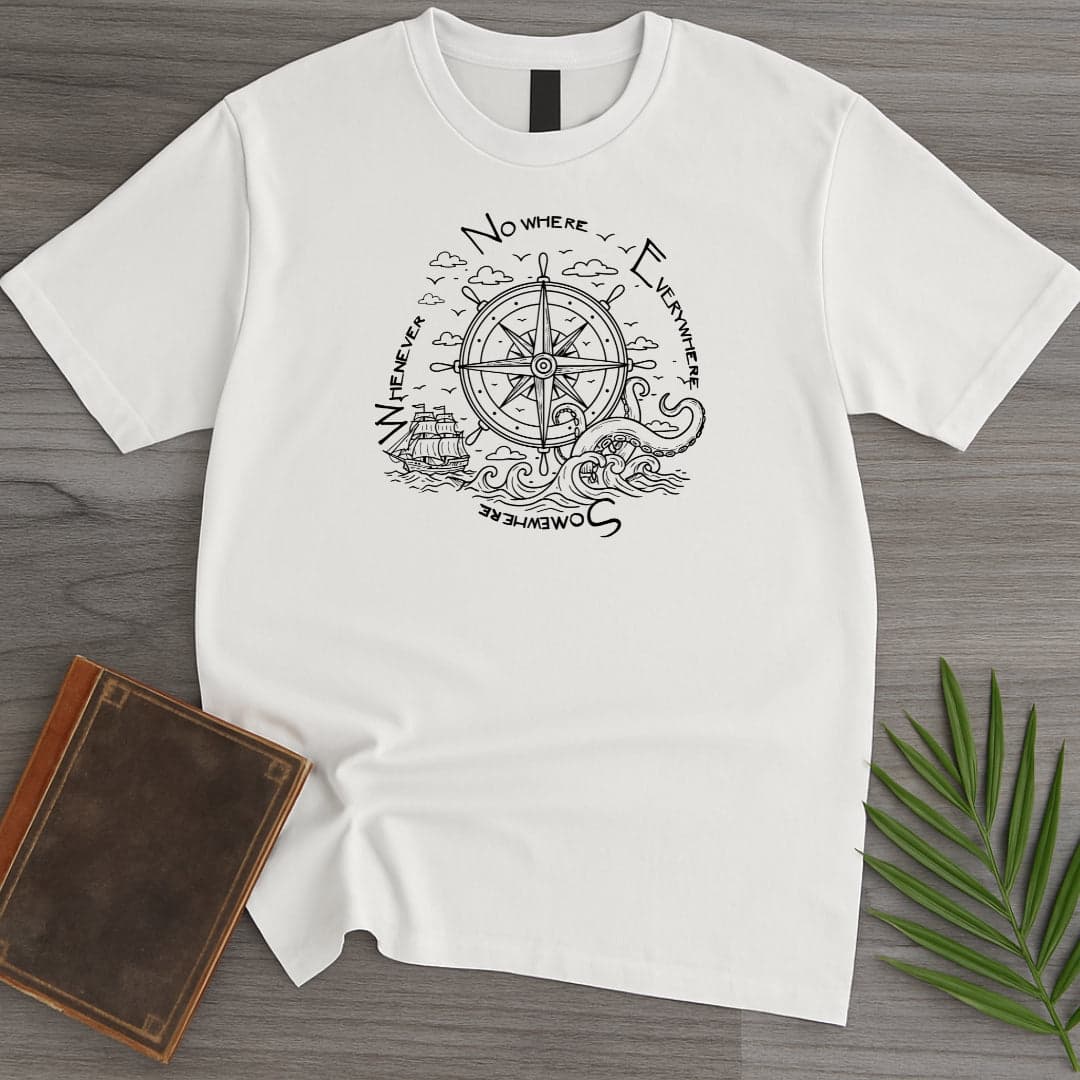 Compass Oceanography Explorer T Shirt Gift For Nature Lover