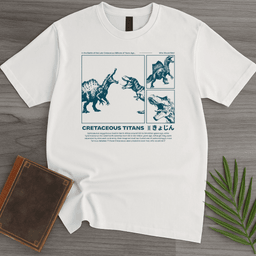 Cretaceous Titans Spino Vs Rex T Shirt Gift For Nature Lover