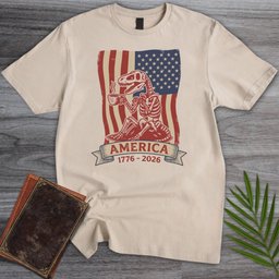 Coffee T Rex Skeleton Americas 250th T Shirt Gift For Dinosaur Lover