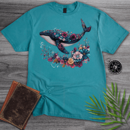 Blossom Marine Whale T Shirt Gift For Nature Lover