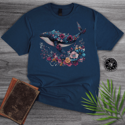 Blossom Marine Whale T Shirt Gift For Nature Lover