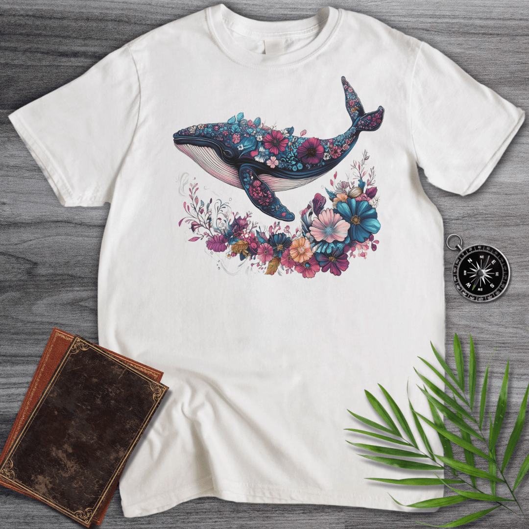 Blossom Marine Whale T Shirt Gift For Nature Lover