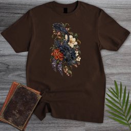 Botanical Microraptor T Shirt Gift For Nature Lover