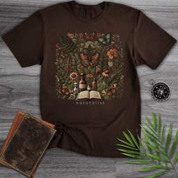 Botanical Harmony Naturalist Graphic T Shirt Gift For Nature Lover