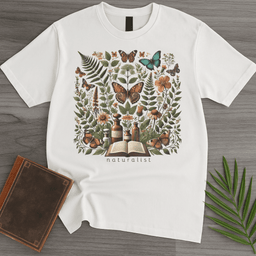 Botanical Harmony Naturalist Graphic T Shirt Gift For Nature Lover