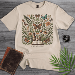 Botanical Harmony Naturalist Graphic T Shirt Gift For Nature Lover