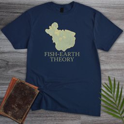 Fish Earth Theory T Shirt Gift For Nature Lover